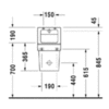 Duravit Vero 61510000 Крышка для писсуара, петли: нерж. Сталь