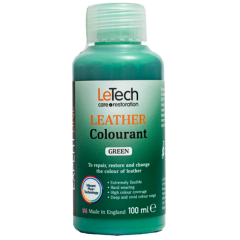 LeTech Expert Line Краска для кожи (Leather Colourant) Green, 100мл