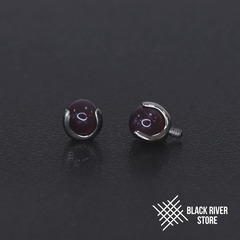 Ball 3-Prongs 4мм SJ 583 Cat's Eye