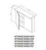 Am.Pm M70AMCX0801WG Spirit V2.0. Зеркальный шкаф с LED-подсветкой. 80 см. цвет: белый. глянец