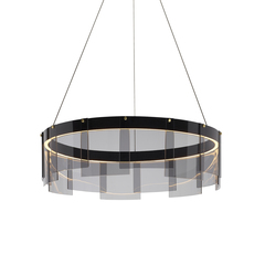 Люстра D8825P/M-600 black/smoky