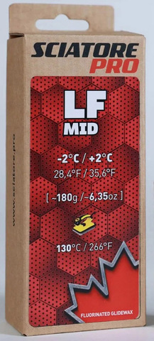 Картинка парафин Sciatore Pro LF 180гр. 2/-2_красный - 4