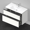 Duravit D-Neo DE435601818 Тумбочка подвесная, 984x452хh625 мм, 2 ящика, цвет: Белый матовый (для раковины 236710)