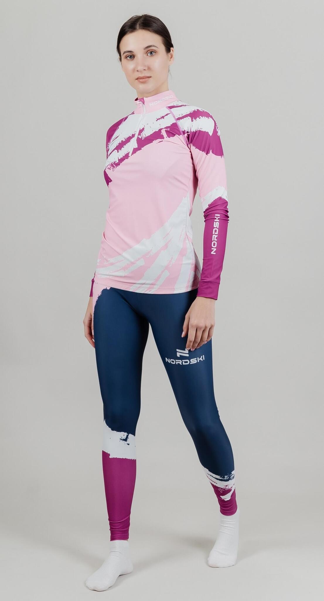 Женский лыжный гоночный костюм Nordski Premium candy pink - 5
