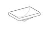 Geberit VariForm 500.738.01.2 Раковина встраиваемая в столешницу прямоугольной формы, 55х40 см, без отв. под смеситель, без отв. перелива
