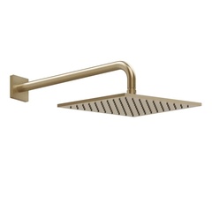 Gessi Rilievo 59158#726 Верхний душ 250х250 мм., с настенным держателем 389 мм., цвет Warm Bronze Br. PVD фото