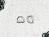 Полукольцо металлическое, р. 1,6х1,8 см, никель