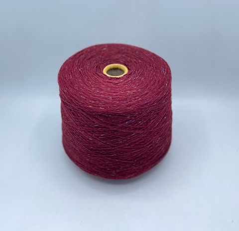 Filcom, Alba tweed plus 3/15 500м. 50%Кашемир 35%Шелк 10%Меринос, Бордо,твид, 37141