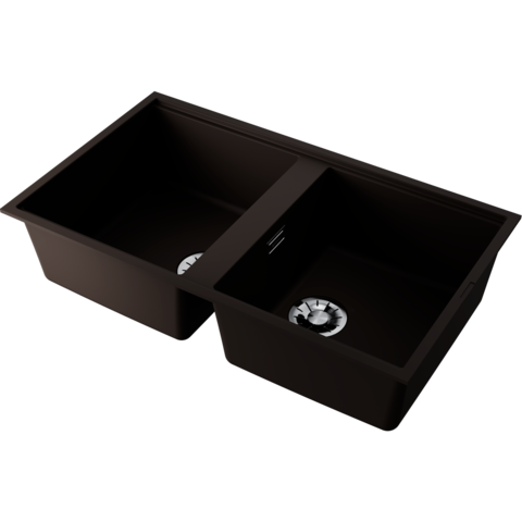 Omoikiri 4997201 Мойка Kitagawa 83-2-U-MO Artceramic/мокко