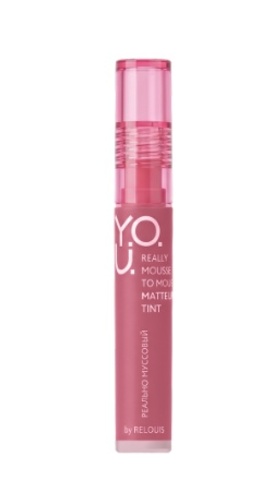 RELOUIS Y.O.U. Тинт для губ Матовый Really Mousse to Mousse тон:01 Muted Pink