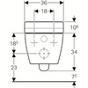 Geberit AquaClean 146.294.SJ.1 Подвесной унитаз-биде Tuma Comfort