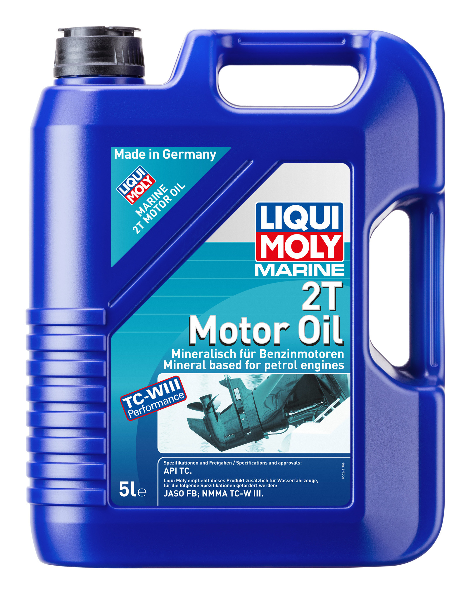 Моторное масло для лодок Liqui Moly Marine 2T Motor Oil минеральное 5л