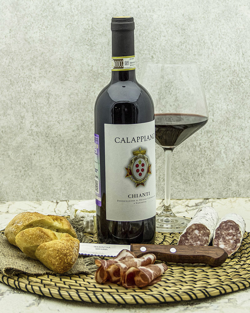 Вино Fattoria di Calappiano Кьянти Калаппиано Красное Сухое 2018 г.у. 12,5% 0,75 л, Италия