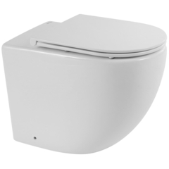 BelBagno Sfera-R BB2141CBR/BB870SC Унитаз приставной безободковый, цвет: белый фото