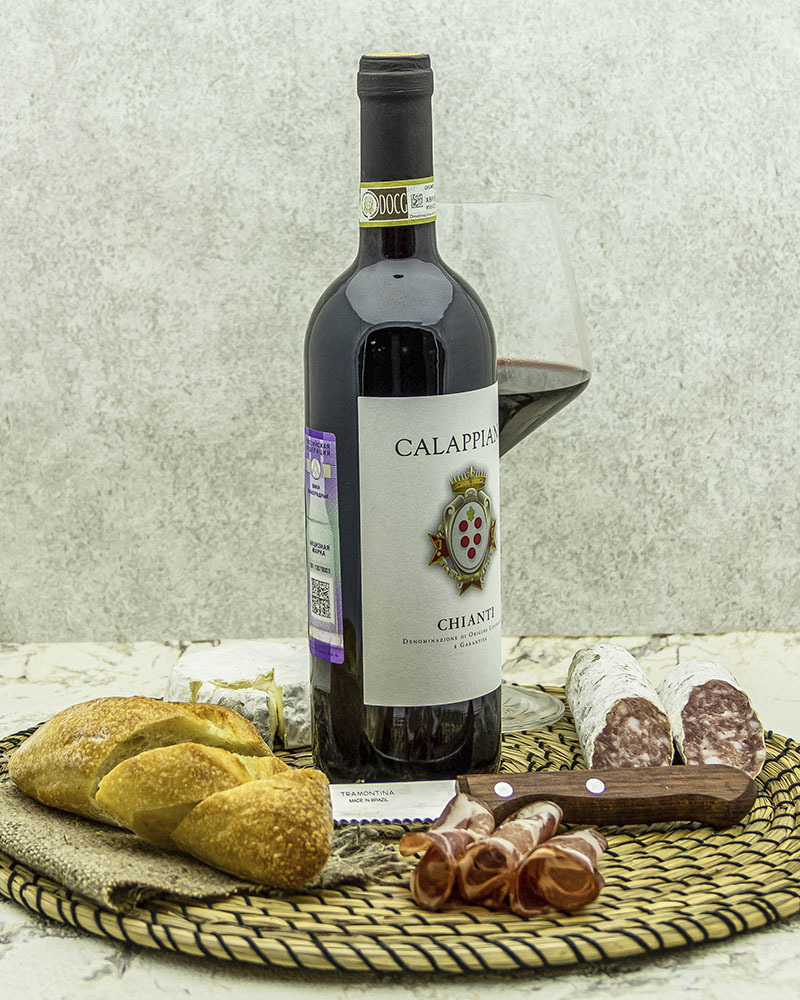Вино Fattoria di Calappiano Кьянти Калаппиано Красное Сухое 2018 г.у. 12,5% 0,75 л, Италия
