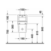 Duravit Vero 61510000 Крышка для писсуара, петли: нерж. Сталь
