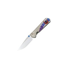 Фото Нож складной Chris Reeve Large Sebenza 21 Unique Graphics Ametyst Cabochon, сталь CPM-S35VN, рукоять титан