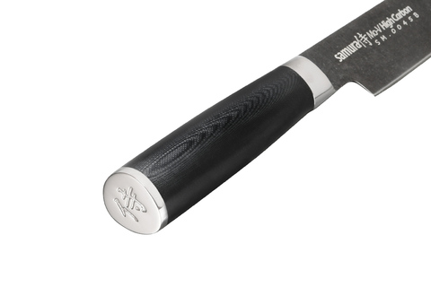 Нож кухонный для нарезки 230мм Samura Mo-V Stonewash SM-0045B/K