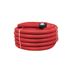 Труба гофрированная двустенная ПНД жесткая тип 450 (SN12) д.90 6 м (36 м/уп) Промрукав