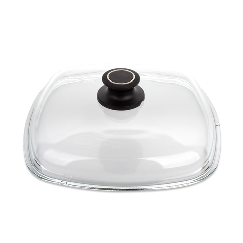 Крышка стеклянная квадратная 26x26 см AMT Glass Lids арт. AMTE26