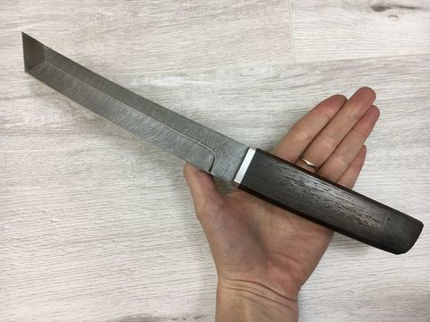 Нож Танто дамасская сталь, венге