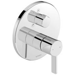 Duravit D-Neo DE5210012010 Смеситель для ванны, на 2 источника, встраиваемый (внешние части) цвет: хром фото