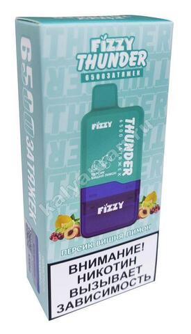 Fizzy Thunder Персик Вишня Лимон 6500 затяжек