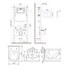 Am.Pm IS90251.801900 Инсталляция с клав PrimeFit S, хром глянц, с подвес унит Like Aquaspin с сид м/лифт