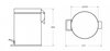 Cezares Olimp OLIMP-BSC-02 Корзина, цвет: бронза