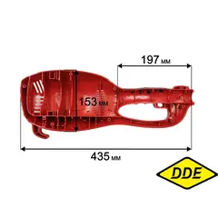 Корпус двигателя DDE ET800CD левая половина (60019-0045)
