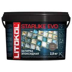 Затирка швов эпоксидная Litokol Starlike Evo S.232 Cuoio, 2,5 кг