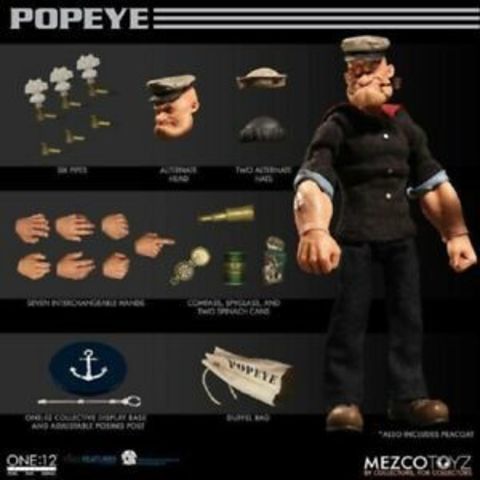 Моряк Попай коллекционная фигурка One:12
