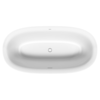 Duravit White Tulip 700469000000000 Ванна акриловая 1800х900хh630 мм , отдельност., с бесш.панелью и рамой, с 2 накл для спины, со спец сливом и переливом, цвет белый