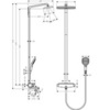 Hansgrohe Raindance E 27113000 Душевая система с термостатом и изливом внешнего монтажа 156,5 см с верхней лейкой 36х19 см
