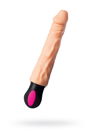 Реалистичный вибратор с подогревом A-Toys by TOYFA Cocksman, TPE, телесный, 26,5 см