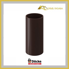 Труба водосточная Docke STANDARD Темно-коричневый 3м