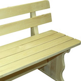 Лавка со спинкой 1200*400*440 (широкая) - 1