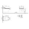 TOTO TCF894CG#NW1 Сиденье 383х579х146 мм, с дистанционным управлением, для унитаза CW542EY, ,цвет: белый