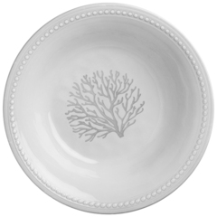 Melamine deep plate harmony – coral, 6 pcs Marine Business