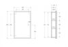 BelBagno Grt SPC-GRT-500/800-1A-LED-TCH Зеркальный шкаф, цвет: белый