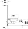 Duravit DuraSystem WD4002000000 Элемент для биде белый