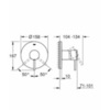 GROHE Atrio 24065003 Смеситель для душа встраиваемый