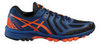 Кроссовки внедорожники мужские Asics Gel-FujiAttack 5 синие-оранжевые - 1