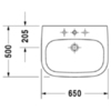 Duravit D-Code 23106500002 Раковина