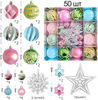 Картинка елочные игрушки Skully CTT blue-pink - 1