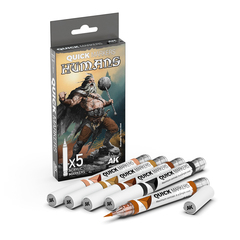 Набор акриловых маркеров AK Interactive Quick Marker Set - Humans