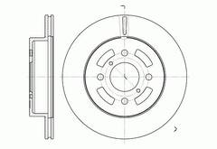 Диск тормозной вентилируемый G-brake  GR-02875