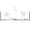 BelBagno MARINO-2-BF-1-150-C-CR Душевая дверь