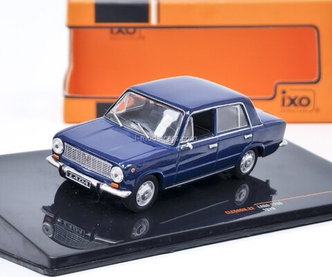 VAZ-2101 Lada 1200 1970 dark blue IXO Models 1:43