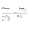 TOTO TCF896CG#NW1 Сиденье 383х579х146 мм, с дистанционным управлением, для унитаза CW522EY, цвет: белый